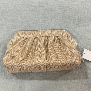 Shiraleah Raffia Beige Clutch